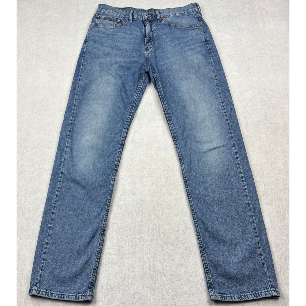 Levis 505 Jeans Mens 34x34 Medium Wash Regular Fit Straight Leg Denim 00505-2915